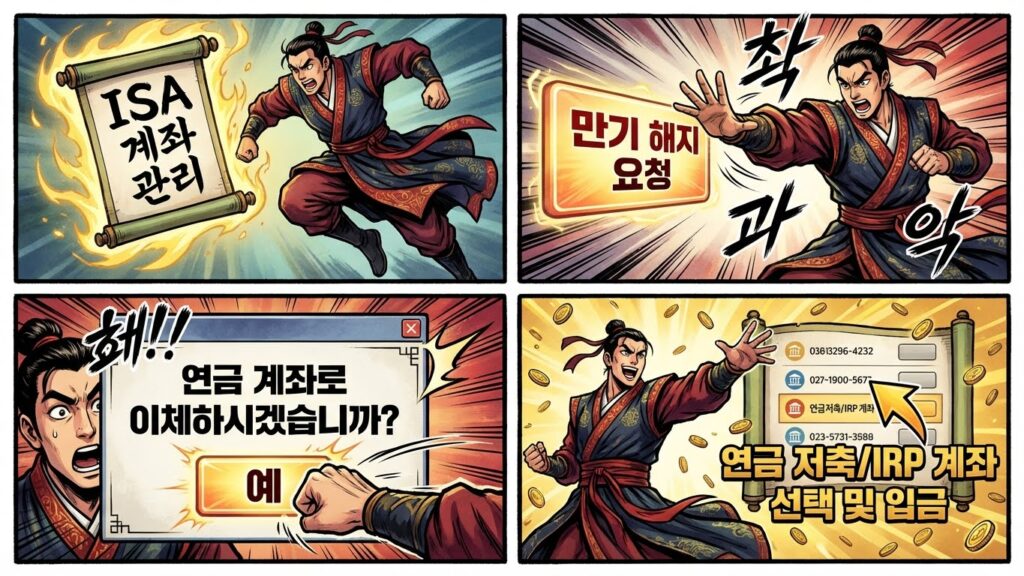 isa 계좌 연금계좌 이전