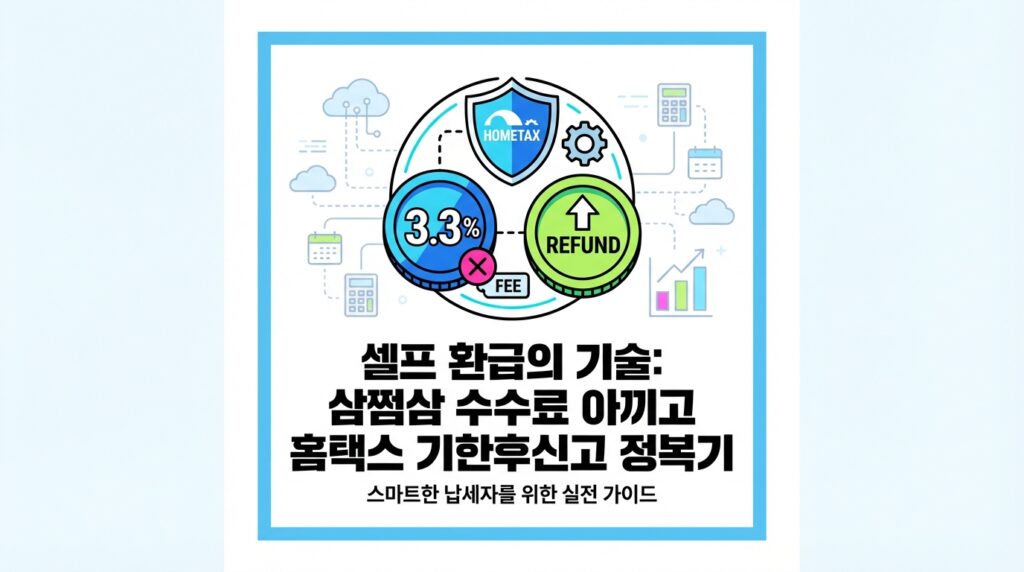 삼쩜삼 수수료 아까워서 홈택스 기한후신고 직접 하고 3.3% 세금 환급받은 후기 (5년 치 꽁돈 찾기) 2 삼쩜삼 수수료 아까워서 홈택스 기한후신고 직접 하고 3.3% 세금 환급받은 후기 (5년 치 꽁돈 찾기)