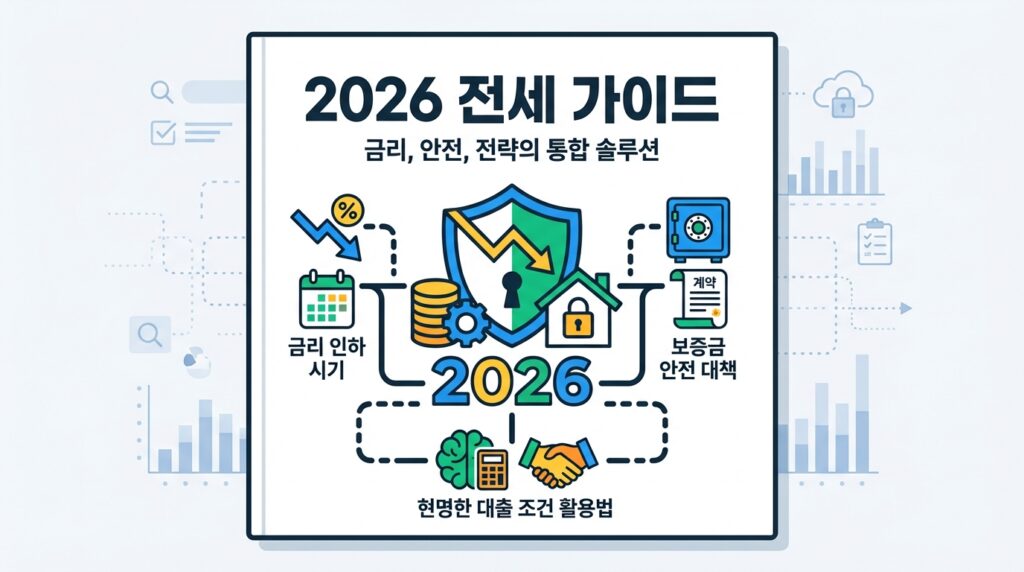 2026년 전세 대출 금리 인하 시기, 보증금 안전 대책과 현명한 대출 조건 활용법