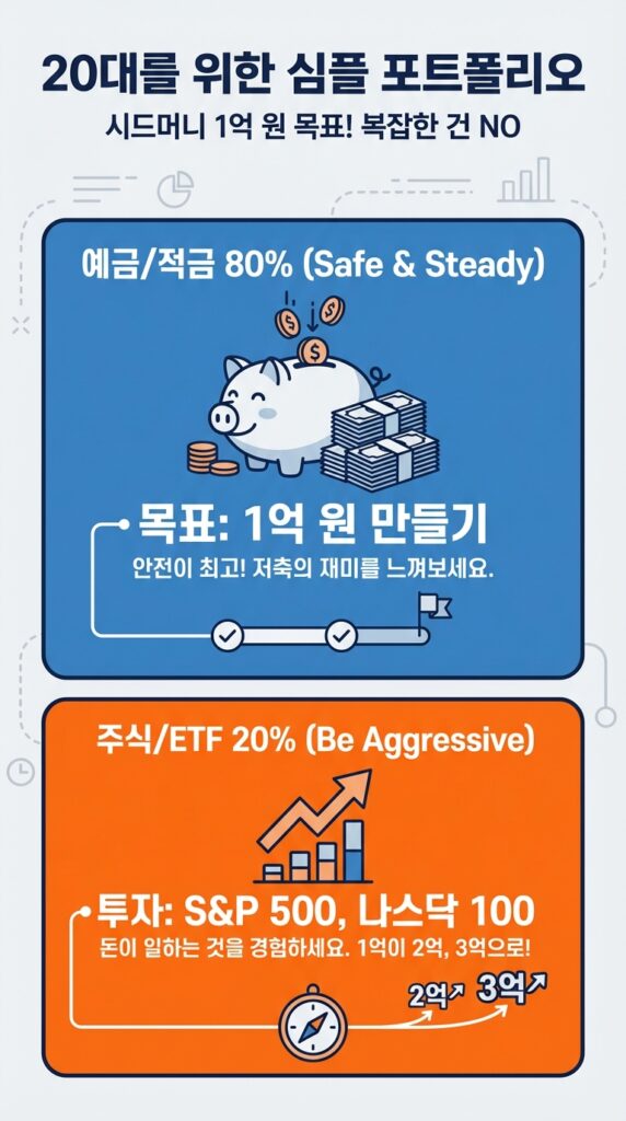 20대를 위한 심플한 포트폴리오