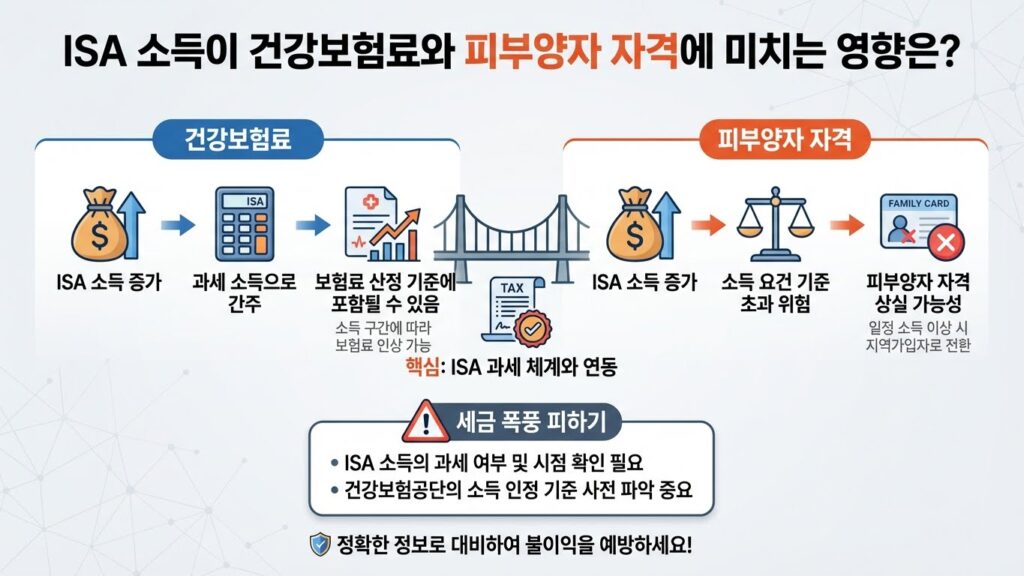 ISA 계좌 만기 해지 시 건강보험료 폭탄 맞을까? 피부양자 자격 박탈에 대한 진실 2 ISA 계좌 만기 해지