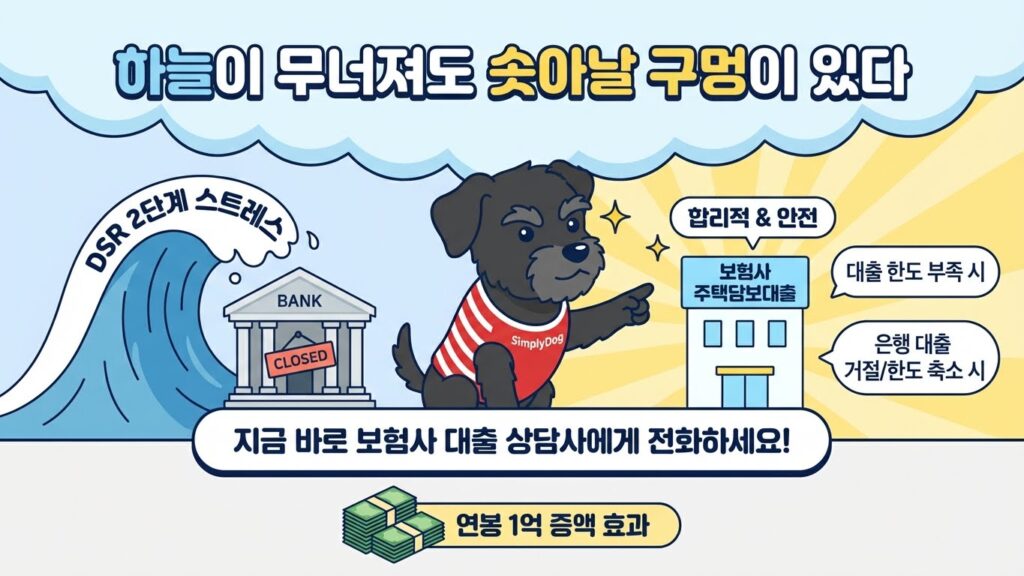 스트레스 DSR 2단계로 한도 줄었다면? 은행 말고 '보험사 주담대'가 정답인 이유 (실제 후기 및 금리 비교) 8 보험사 주담대