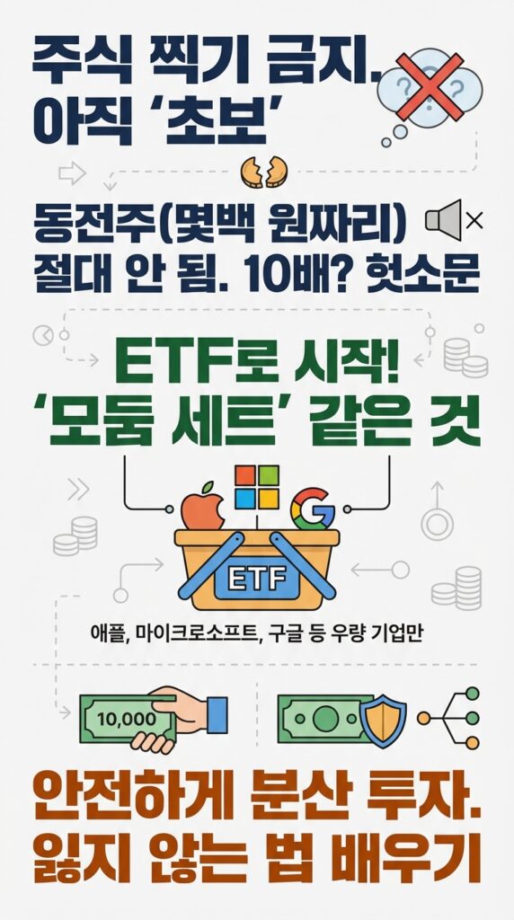 주식 초보 소액 투자 추천 및 20대 적립식 ETF 포트폴리오 구성법에서 제일 중요한 건 '잃지 않는 투자'를 배우는 거야.