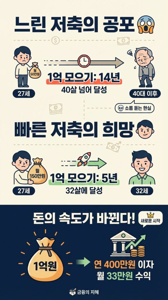 1억 모으는 기간