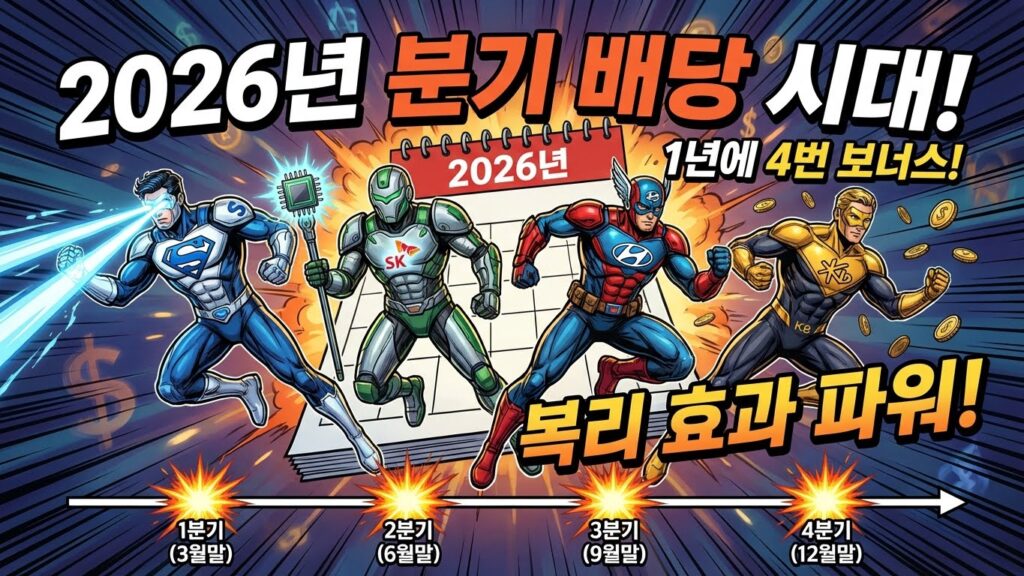 "어제 샀는데 왜 안 줘요?" 주린이가 가장 많이 속는 '배당락일' 뜻 & 분기 배당금 받는 법 완벽 정리 8 분기 배당