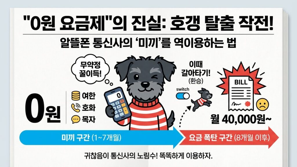 휴대폰 공짜의 진실? 대리점은 죽어도 안 알려주는 '통신비 0원' 세팅법 (알뜰폰 환승 후기) 4 휴대폰 공짜의 진실? 대리점은 죽어도 안 알려주는 '통신비 0원' 세팅법 (알뜰폰 환승 후기)