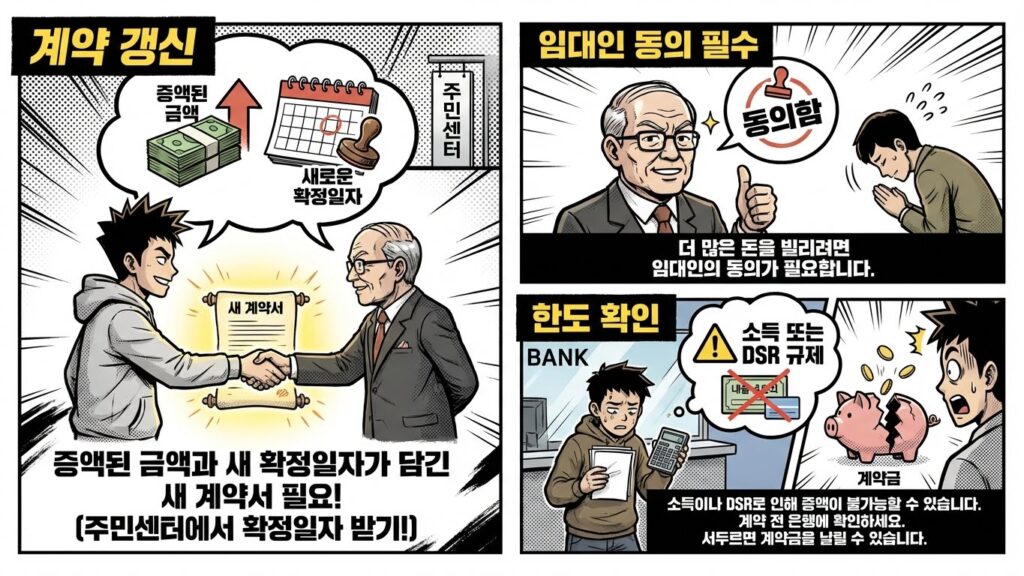 전세자금대출 계약 갱신