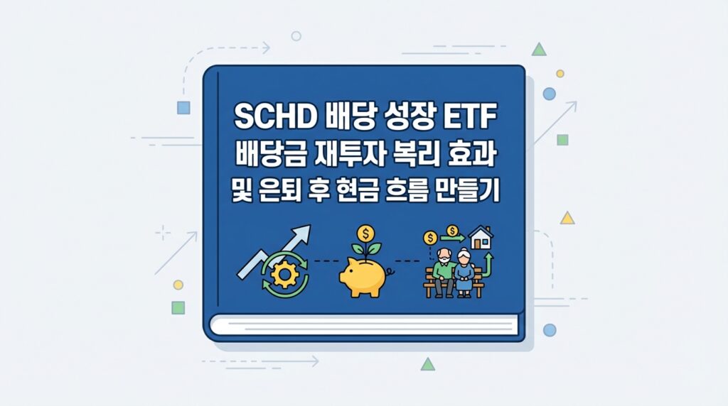 SCHD 배당 성장 ETF 배당금 재투자 복리 효과 및 은퇴 후 현금 흐름 만들기