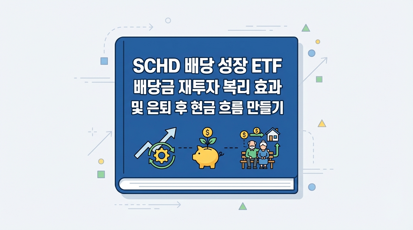 [ETF 시리즈 3편] 숨만 쉬어도 들어오는 제2의 월급, SCHD 배당 성장 ETF 배당금 재투자 복리 효과 및 은퇴 후 현금 흐름 만들기