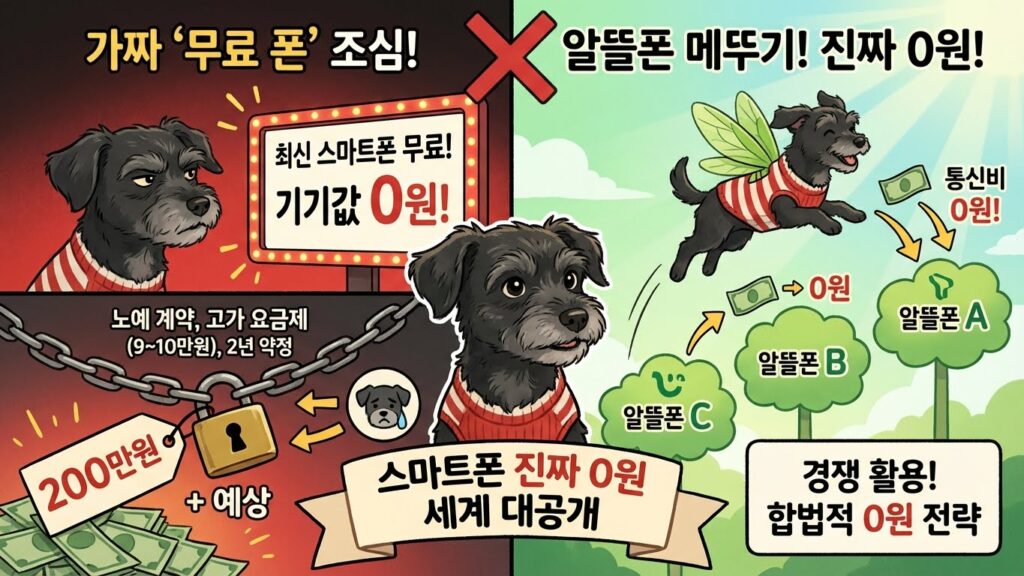 휴대폰 공짜의 진실? 대리점은 죽어도 안 알려주는 '통신비 0원' 세팅법 (알뜰폰 환승 후기) 3 휴대폰 공짜의 진실? 대리점은 죽어도 안 알려주는 '통신비 0원' 세팅법 (알뜰폰 환승 후기)