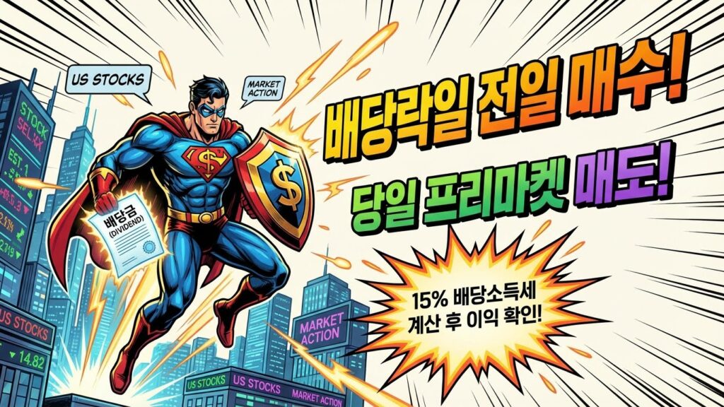 "어제 샀는데 왜 안 줘요?" 주린이가 가장 많이 속는 '배당락일' 뜻 & 분기 배당금 받는 법 완벽 정리 9 미국 주식 배당락일