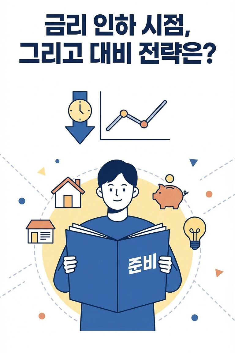 미국 기준금리 인하 시기 주택담보대출 영향, 밤잠 설치는 분들 필독! 내 이자 정말 줄어들까요? (2026년 전망) 3 금리 인하 시점 대비 전략