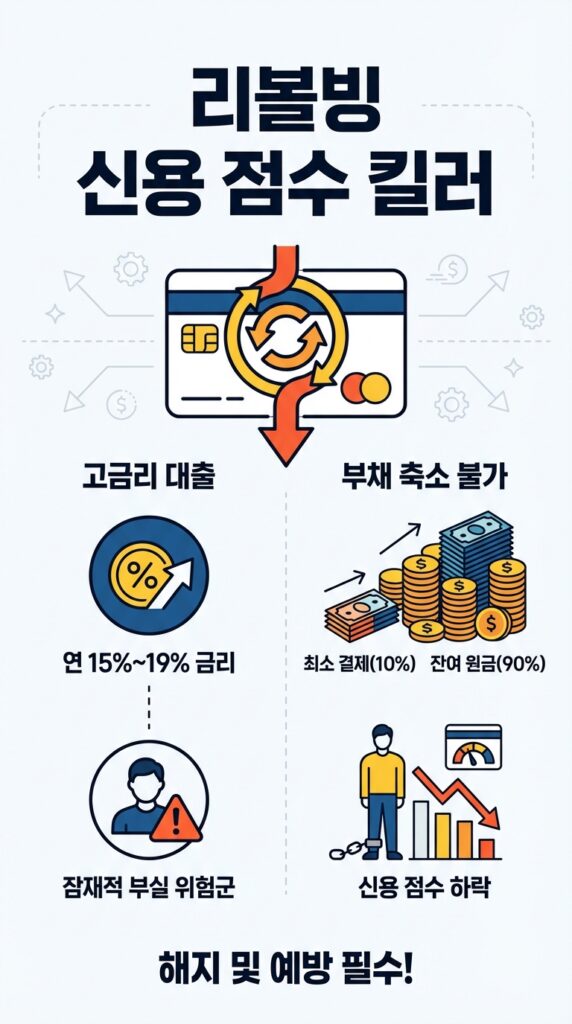 리볼빙이 신용점수 살인마인 이유