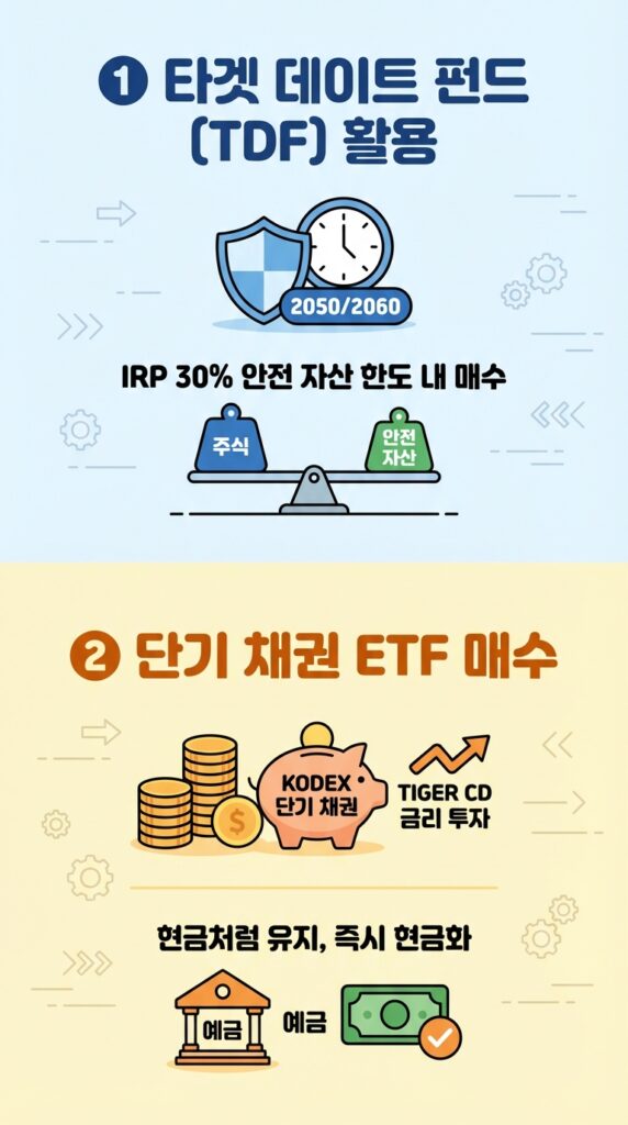연금저축 vs IRP, 도대체 뭐가 다를까? ISA 만기 자금 굴리기 & ETF 포트폴리오 추천 (수익률 공개) 7 IRP를 선택했다면? '마의 30%' 채우는 꿀팁