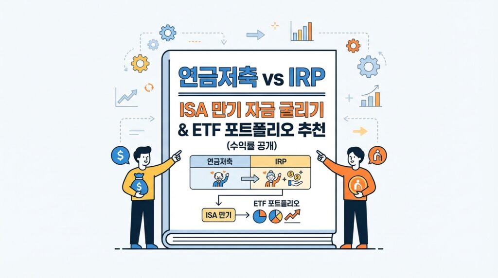 연금저축 vs IRP, 도대체 뭐가 다를까? ISA 만기 자금 굴리기 & ETF 포트폴리오 추천 (수익률 공개) 2 연금저축 vs IRP