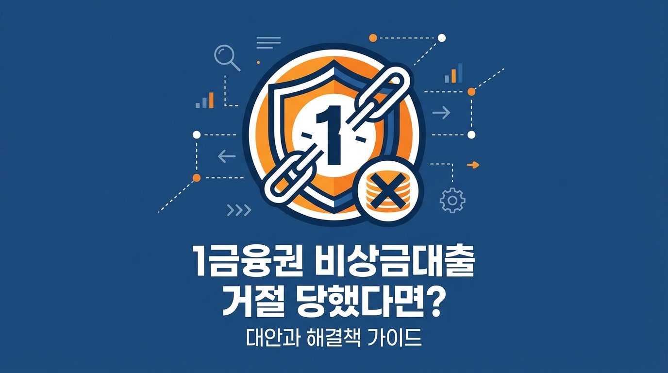 비상금 대출이 거절당하면 어떻게 해야하는지 표지