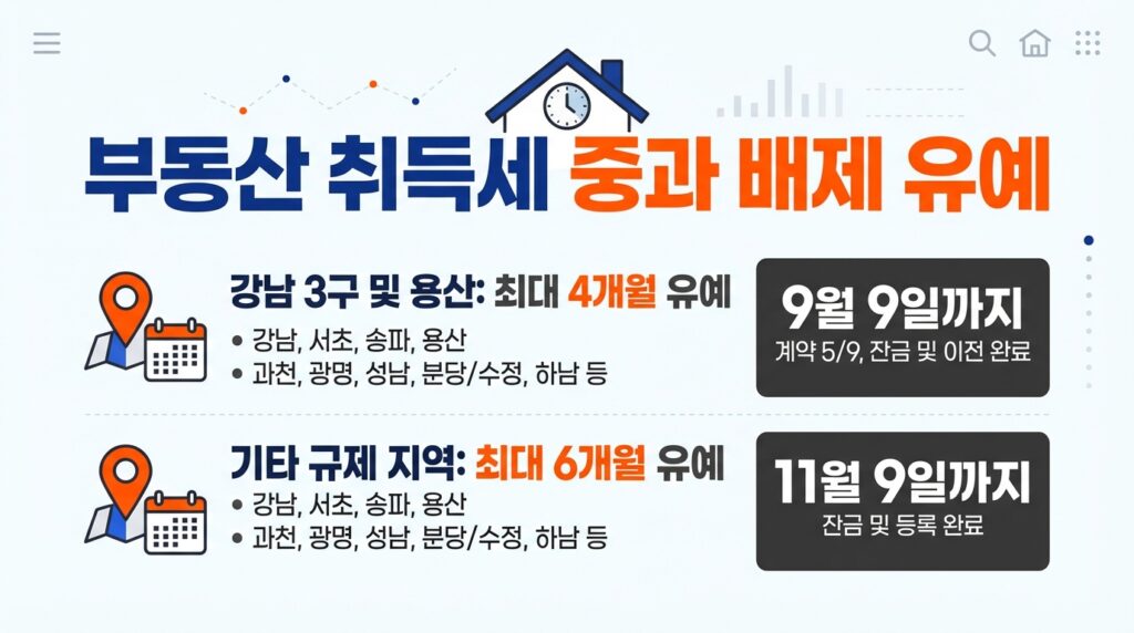 규제 지역별 잔금 지급