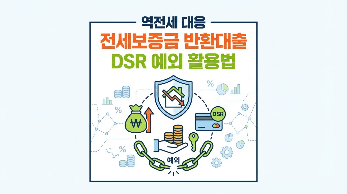 2026년 역전세 대응 전세보증금 반환대출 DSR 예외 활용법 및 조건 안내 썸네일